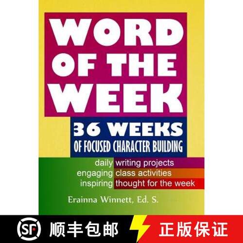 【3-4周达】Word of the Week: 36 Weeks of Focused Character Building [9780692225622]