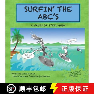 【3-4周达】Surfin' the ABC's: A Waves of Steel Book [9780692946411]