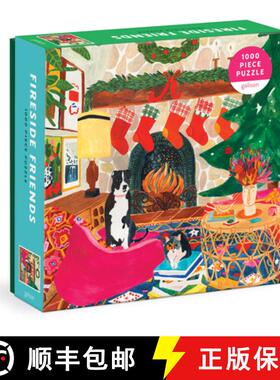 【3-4周达】Fireside Friends 1000 Piece Puzzle in Square Box [9780735375987]