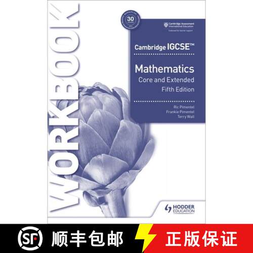 Cambridge IGCSE Core and Extended Mathematics Workbook Fifth Edition: Hodder Education Group [9781398373921]