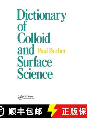 【3-4周达】Dictionary of Colloid and Surface Science [9780367450878]