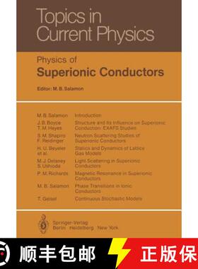 【3-4周达】Physics of Superionic Conductors [9783642813306]