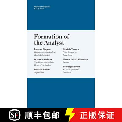 【3-4周达】Psychoanalytical Notebooks: Formation of the Analyst [9781916157637]