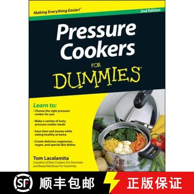 【3-4周达】Pressure Cookers For Dummies, 2Nd Edition [Wiley生活类] [9781118356456]