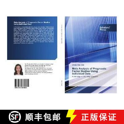 预订 Meta Analysis of Prognostic Factor Studies Using Individual Data [9783330651685]