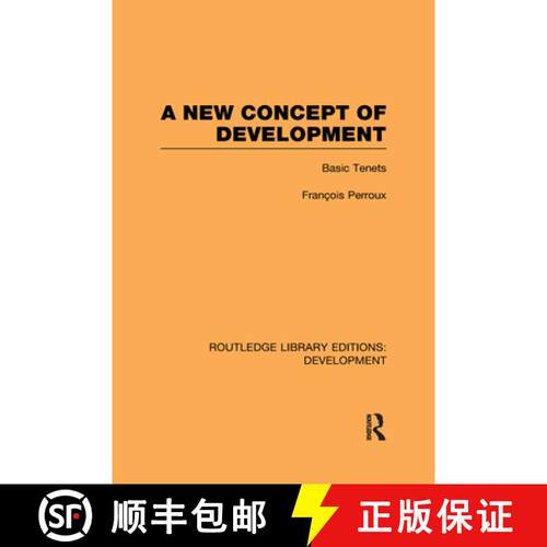 【3-4周达】精装 New Concept of Development: Basic Tenets [9780415602105]