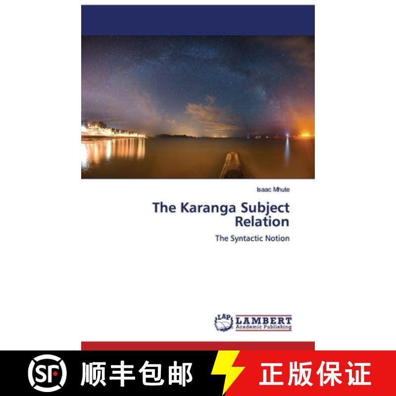 预订 The Karanga Subject Relation [9783844319750]