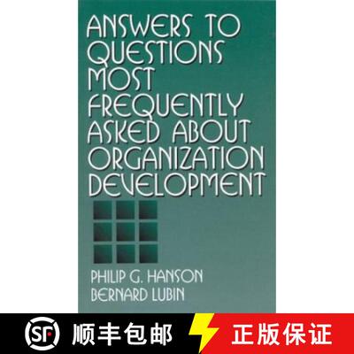 【3-4周达】精装 Answers to Questions Most Frequently Asked about Organization Development [9780803952034]