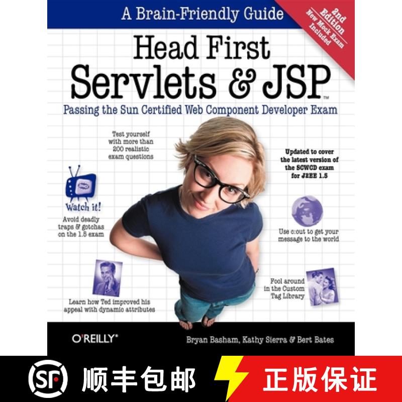 预订 Head First Servlets and JSP: Passing the Sun Certified Web Component Developer Exam [9780596516680]