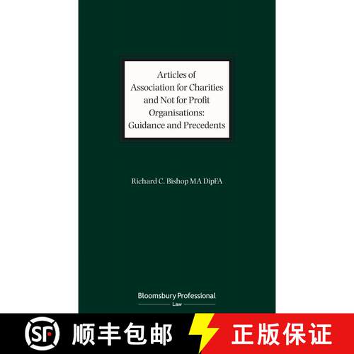【3-4周达】精装 Articles of Association for Charities and Not for Profit Organisations: Guidance and ... [9781526516206]