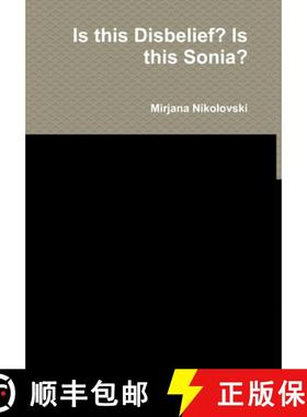 【3-4周达】Is this Disbelief? Is this Sonia? [9781365172151]