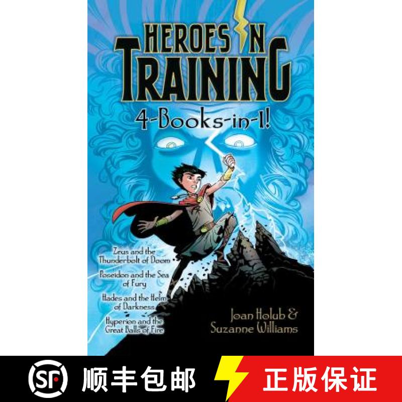 【3-4周达】Heroes in Training 4-Books-In-1!: Zeus and the Thunderbolt of Doom; Poseidon and the Sea o... [9781481460194]