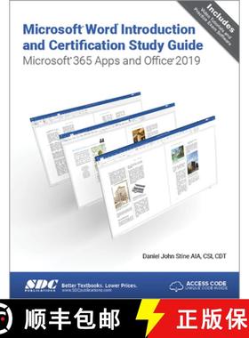 【3-4周达】Microsoft Word Introduction and Certification Study Guide: Microsoft 365 Apps and Office 2019 [9781630573713]