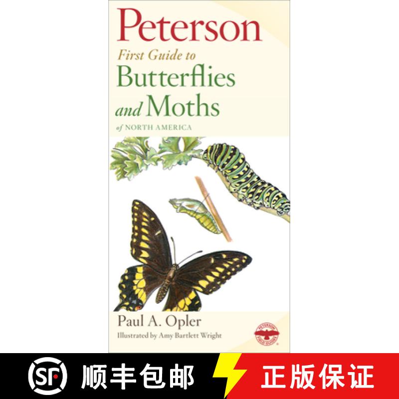 【3-4周达】Peterson First Guide to Butterflies and Moths [9780395906651]