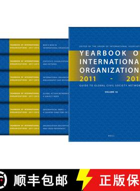 预订 Yearbook of International Organizations 2011-2012 (6 Vols.): A Guide to Global Civil Society Net... [9789004205178]