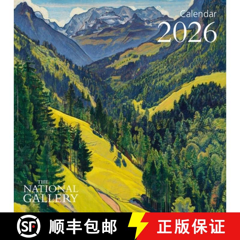 【2-3周达】The National Gallery Mini Wall Calendar 2026 (Art Calendar) [9781835624258]