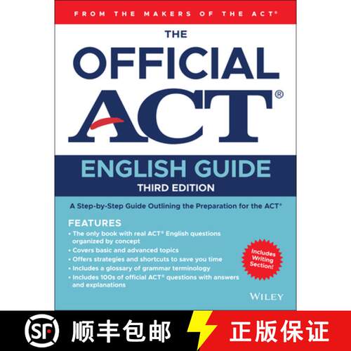 【3-4周达】The Official ACT English Guide, 3rd Edition [9781394407361]