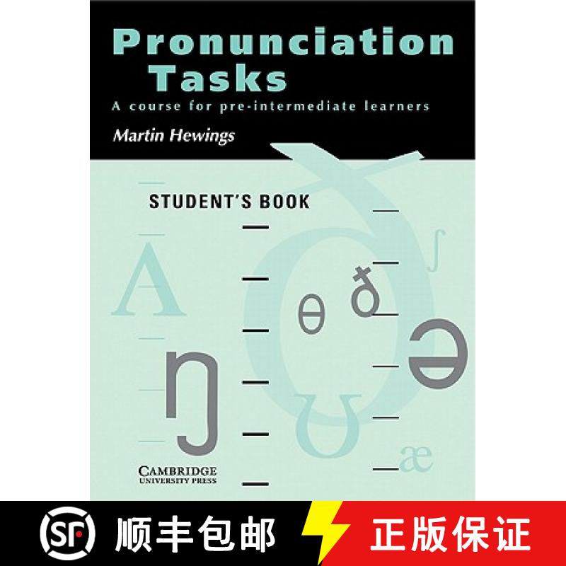 【2-3周达】Pronunciation Tasks Student's Book: A Course for Pre-Intermediate Learners [9780521386111]