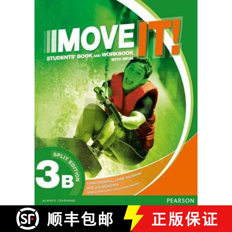 【3-4周达】Move It! 3B Split Edition & Workbook MP3 Pack [9781292104997]