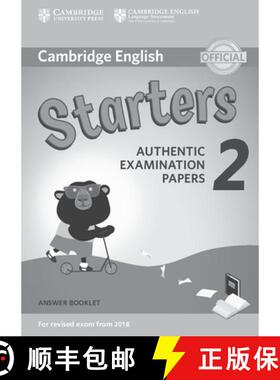 【3-4周达】Cambridge English Young Learners 2 for Revised Exam from 2018 Starters Answer Booklet: Aut... [9781316636268]