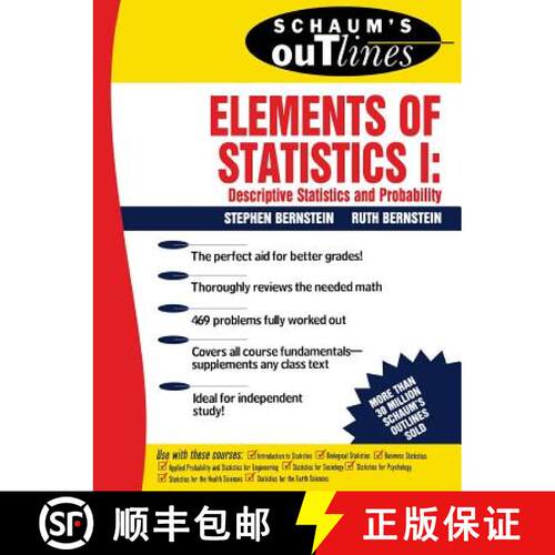 【3-4周达】Schaum's Outline of Elements of Statistics I: Descriptive Statistics and Probability [9780070050235]
