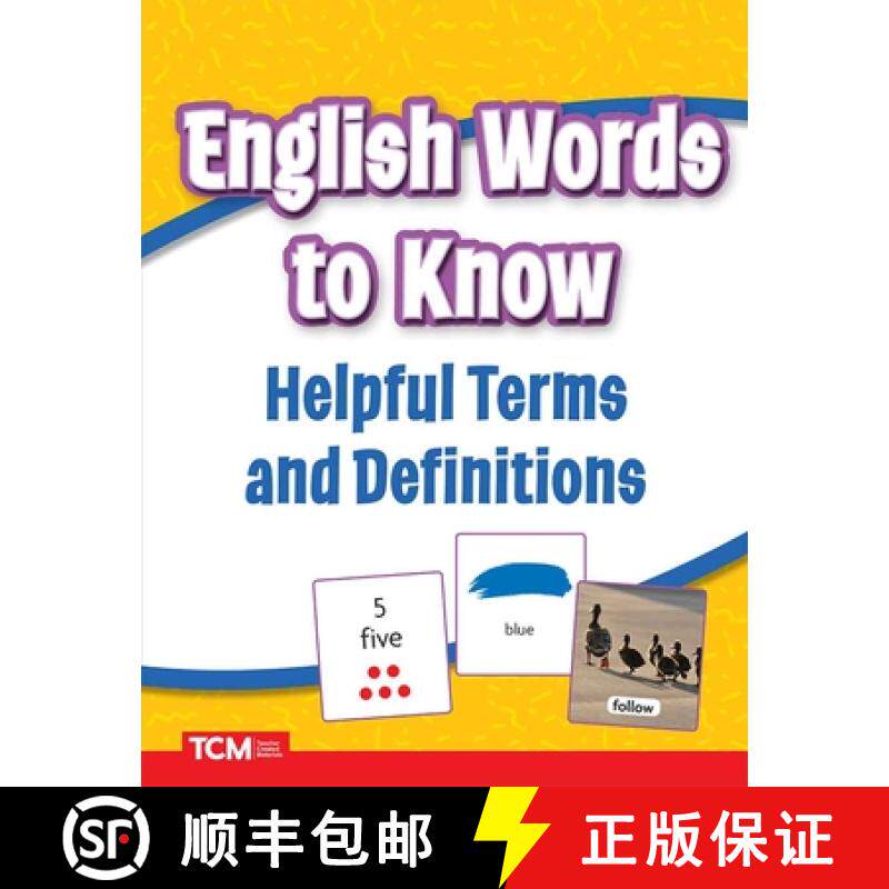 预订 English Words to Know for Newcomers: Helpful Terms and Definitions [9798330904907]
