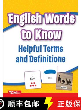 【3-4周达】English Words to Know for Newcomers: Helpful Terms and Definitions [9798330904907]