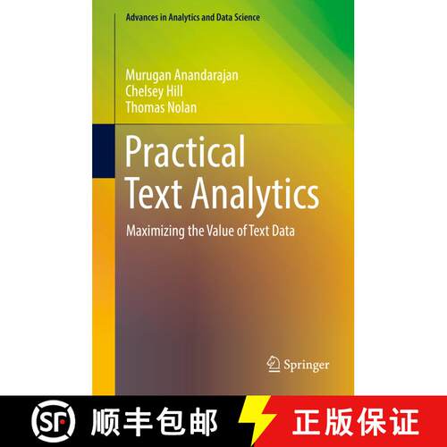 【3-4周达】精装 Practical Text Analytics : Maximizing the Value of Text Data [9783319956626]