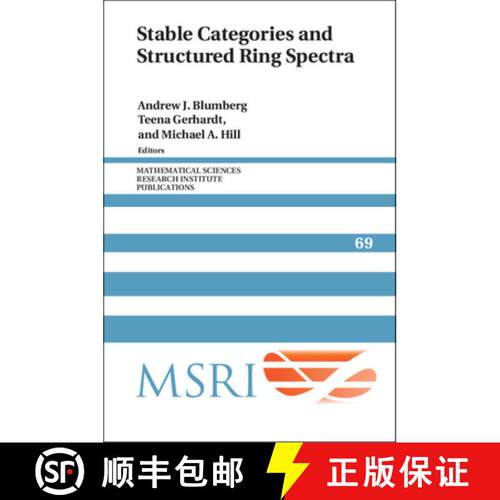 【3-4周达】精装 Stable Categories and Structured Ring Spectra [9781009123297]