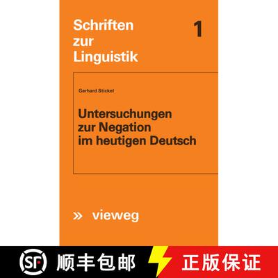 【3-4周达】Untersuchungen zur Negation im heutigen Deutsch [9783322990273]