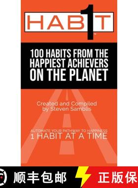 【3-4周达】1 Habit: 100 Habits From the World's Happiest Achievers [9781087806105]