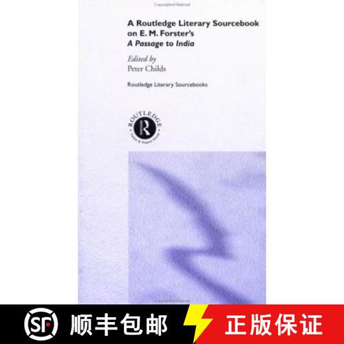 【3-4周达】精装 E.M. Forster's A Passage to India: A Routledge Study Guide and Sourcebook [9780415238229]