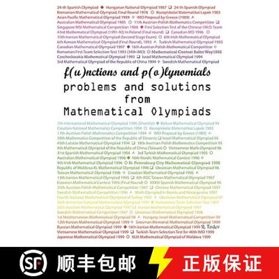 【3-4周达】Functions and Polynomials problems and solutions from Mathematical Olympiads [9780982771303]