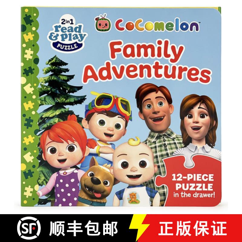 【3-4周达】Cocomelon Drawer Book with Puzzle [9781646386352]