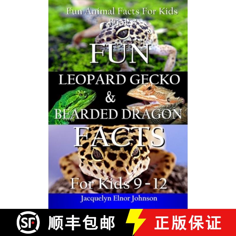 预订 Fun Leopard Gecko and Bearded Dragon Facts for Kids 9-12 [9781990291364]