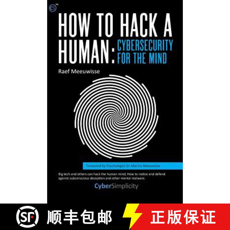 【3-4周达】How to Hack a Human: Cybersecurity for the Mind [9781911452232]