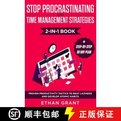 【3-4周达】Stop Procrastinating and Time Management Strategies 2-in-1 Book: Proven Productivity Tacti... [9781951266486]