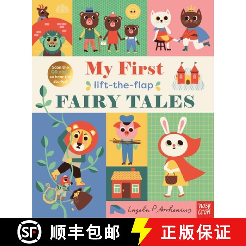 【2-3周达】My First Lift-The-Flap Fairy Tales [9781805132059]