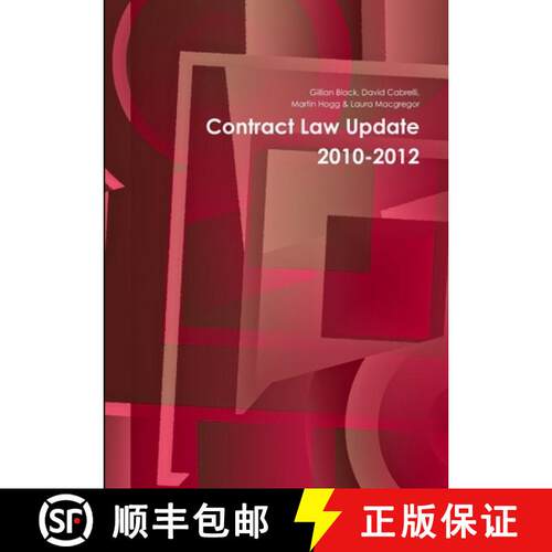 【3-4周达】Contract Law Update 2010-2012 [9781291231885]