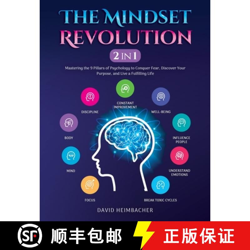 【3-4周达】The Mindset Revolution [2-in-1]: Mastering the 9 Pillars of Psychology to Conquer Fear, Di... [9781957667584]