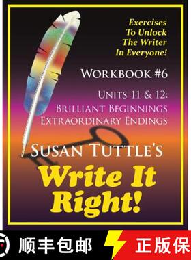 【3-4周达】Write It Right Workbook #6: Brilliant Beginnings, Extraordinary Endings [9781941465097]