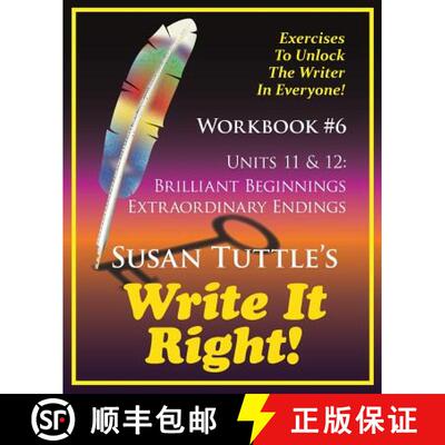 【3-4周达】Write It Right Workbook #6: Brilliant Beginnings, Extraordinary Endings [9781941465097]