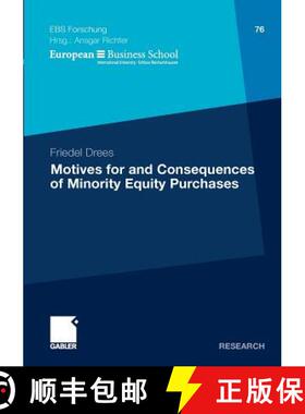 【3-4周达】Motives for and Consequences of Minority Equity Purchases [9783834921642]