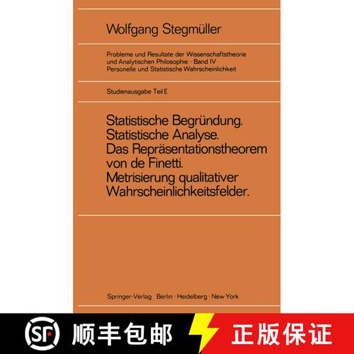 【3-4周达】‚Statistische Begründung und statistische Analyse‘ statt ‚Statistische Erklärung‘ In... [9783540060420]