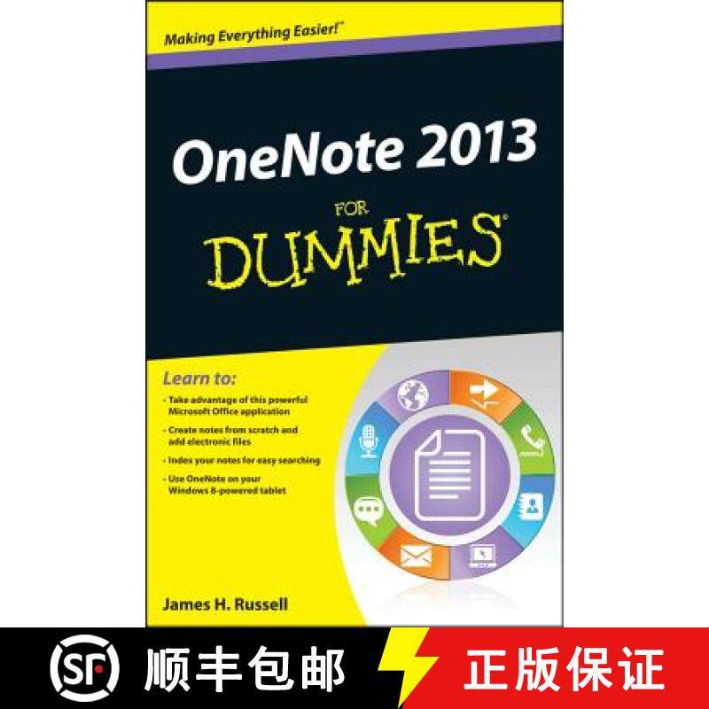 【3-4周达】Onenote 2013 For Dummies [Wiley计算机] [9781118550564]