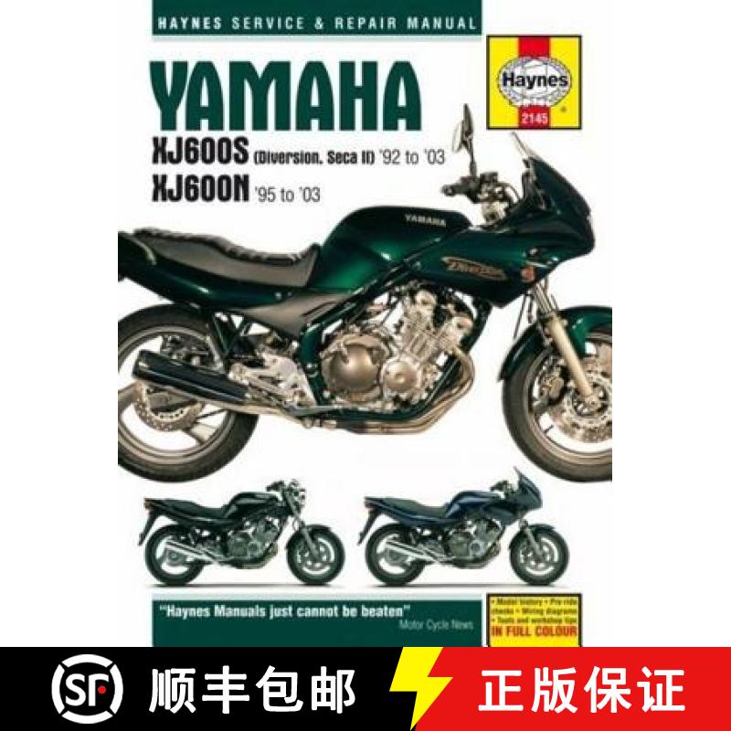 【3-4周达】Yamaha XJ600S (Diversion, Seca II) & XJ600N Fours (92 - 03) Haynes Repair Manual: 92-03 [9781785210488]