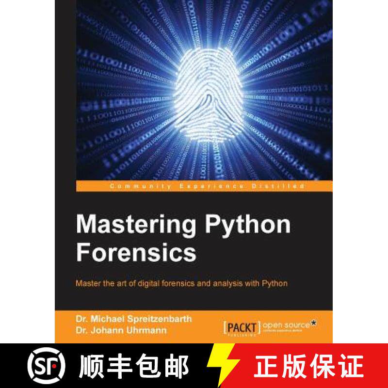 预订 Mastering Python Forensics [9781783988044]