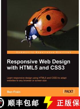 预订 Responsive Web Design with Html5 and Css3 [9781849693189]
