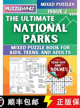 【3-4周达】The Ultimate National Parks Mixed Puzzle Book for Kids, Teens, and Adults: 16 Types of Eng... [9798868909269]