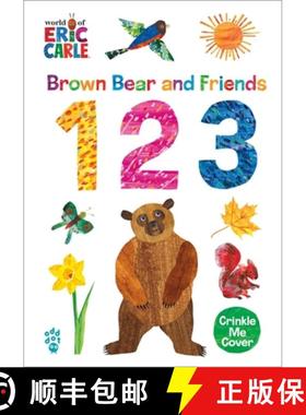 【3-4周达】Brown Bear and Friends 123 (World of Eric Carle) [9781250894007]